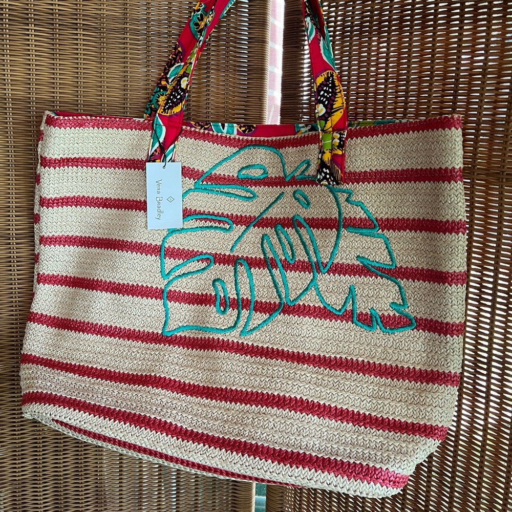 Vera Bradley beach tote NWT